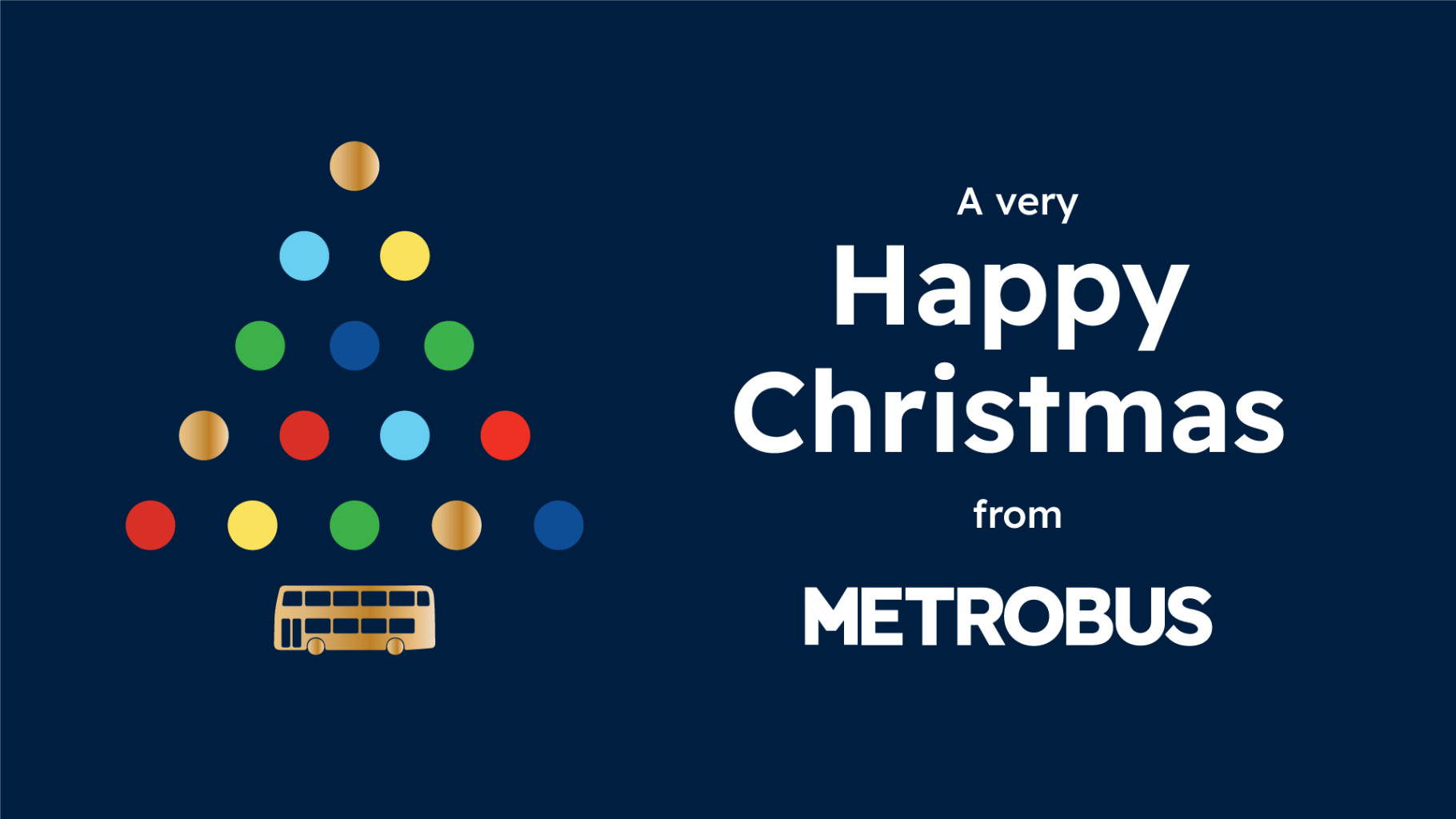 text reading 'a very happy christmas from metrobus'