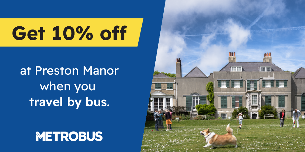 Get 10% off at Preston Manor when you travel by bus.